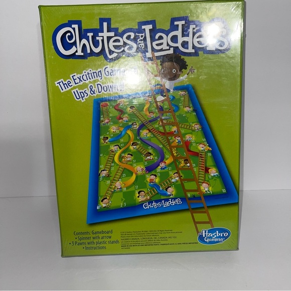 Hasbro Chutes and Ladders Board Game (A47560000) SEALED 2013 - Picture 2 of 3